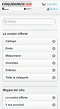Mobile Screenshot of cinquemarzolibri.net